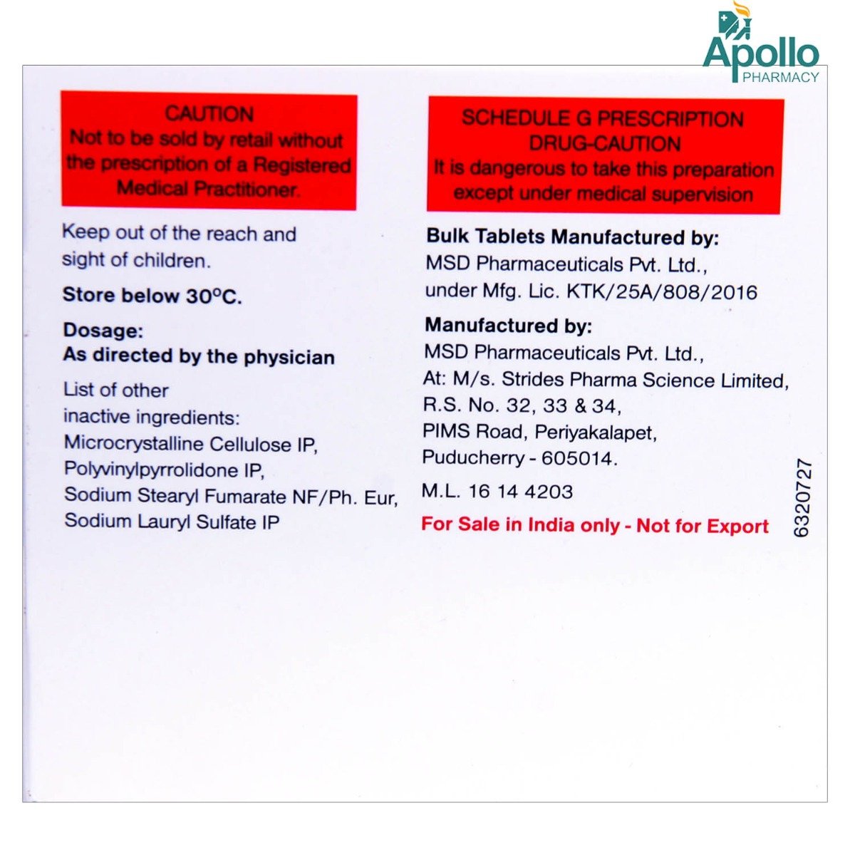 Janumet 50 mg/500 mg Tablet 15's, Pack of 15 Janumet 50 mg/500 mg Tablet 15's, Pack of 15