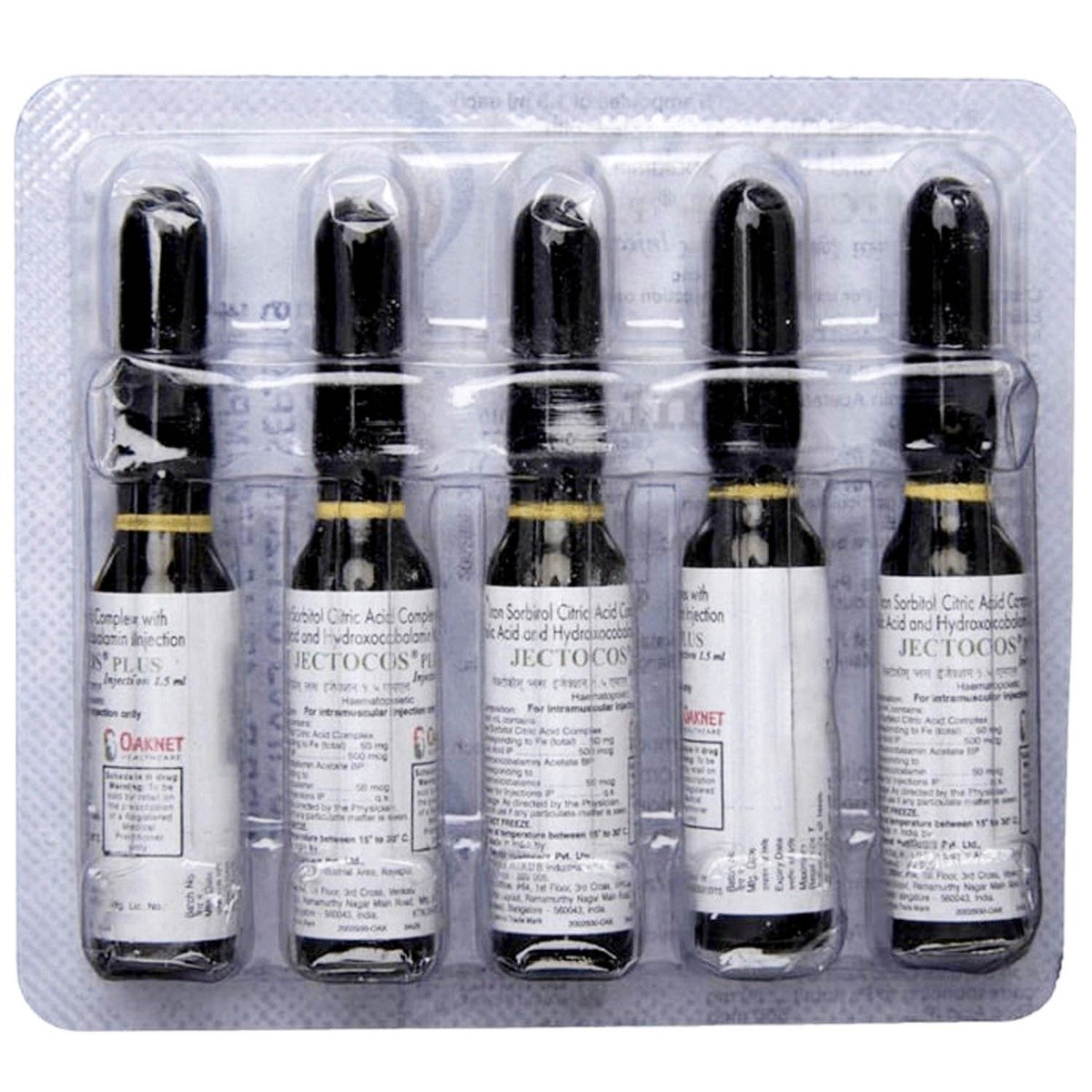 Jectocos Plus Injection (5 x 1.5 ml), Pack of 5 INJECTIONS Jectocos Plus Injection (5 x 1.5 ml), Pack of 5 INJECTIONS
