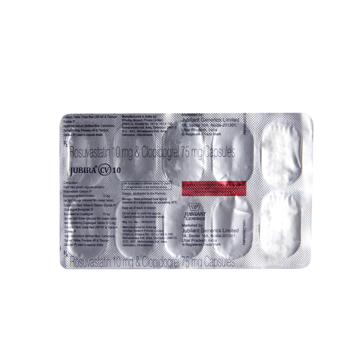 Jubira CV 10 Capsule 10's, Pack of 10 CapsuleS Jubira CV 10 Capsule 10's, Pack of 10 CapsuleS
