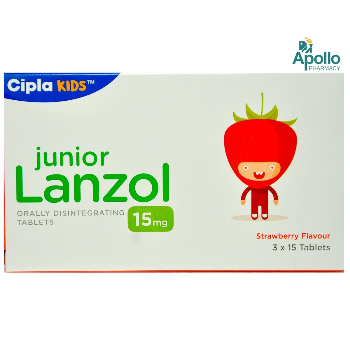 Buy Junior Lanzol 15 mg Tablet 15's Online