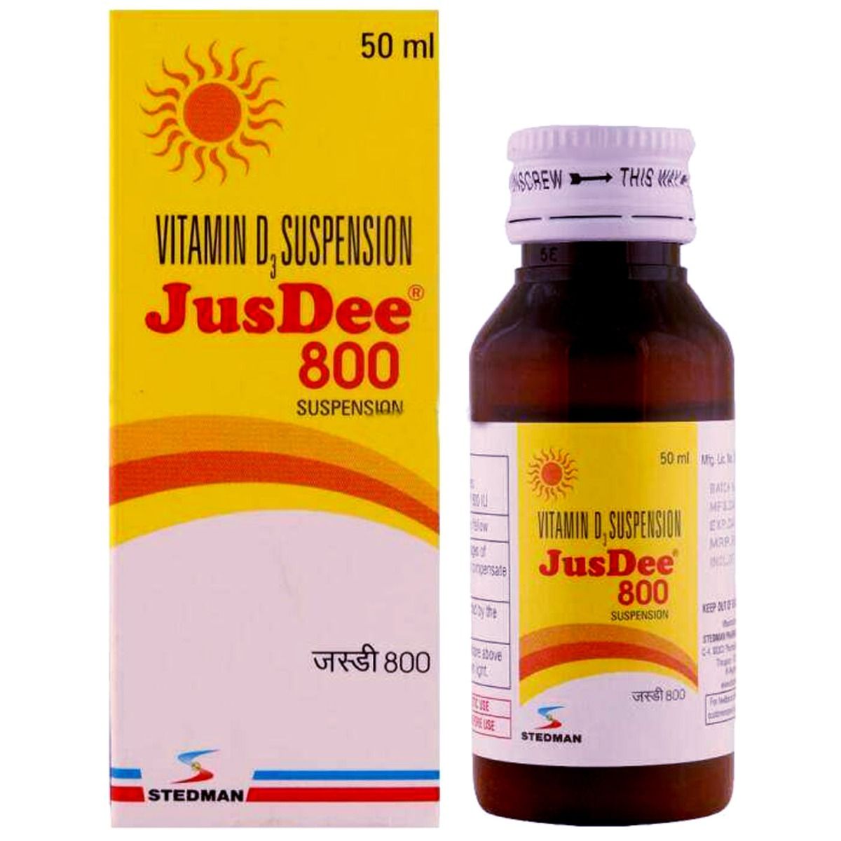 Buy Jusdee 800IU Suspension 50 ml Online