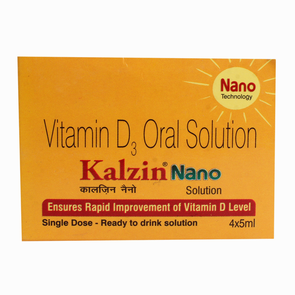 Kalzin Nano 60K Solution 5 ml, Pack of 1 Kalzin Nano 60K Solution 5 ml, Pack of 1