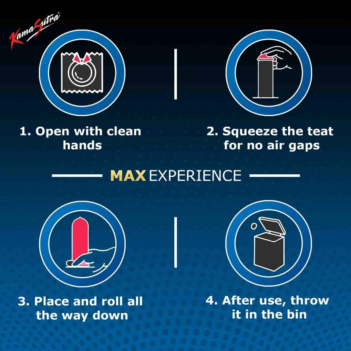 Kamasutra Dottmax Condoms, 3 Count, Pack of 1 Kamasutra Dottmax Condoms, 3 Count, Pack of 1