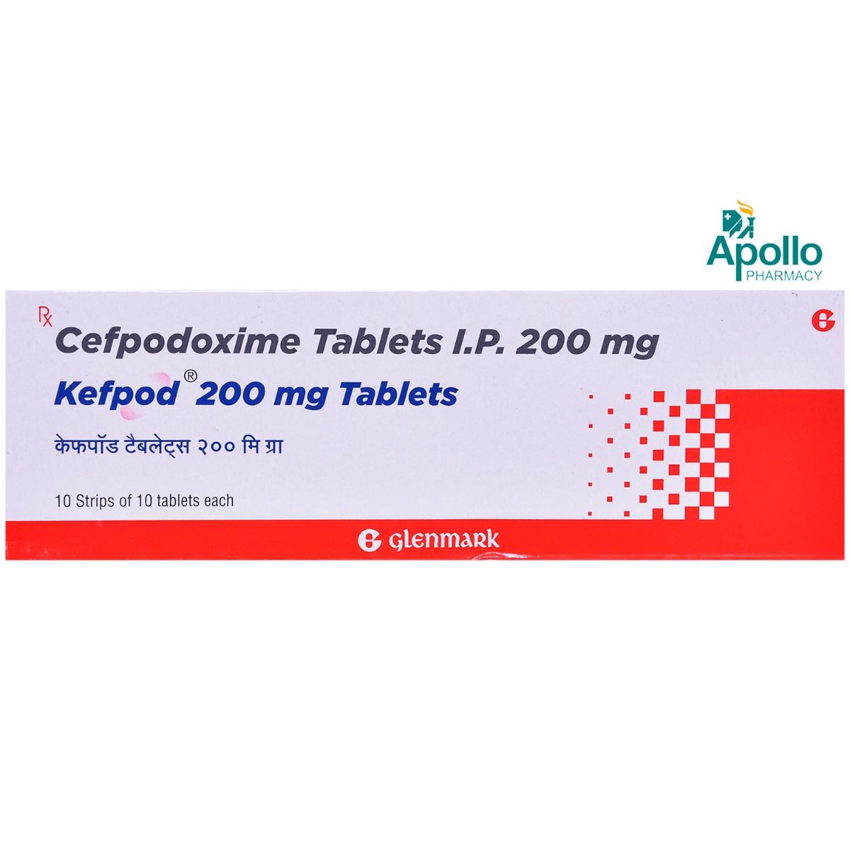 Buy Kefpod 200 Tablet 10's Online