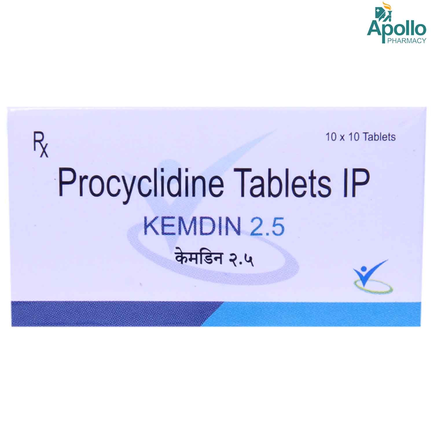 Buy KEMDIN 2.5MG TABLET 10'S Online