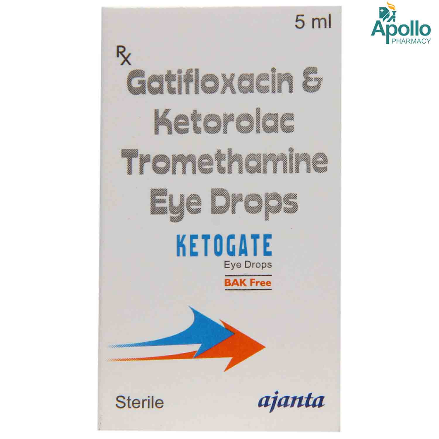 Buy Ketogate Eye Drops 5 ml Online