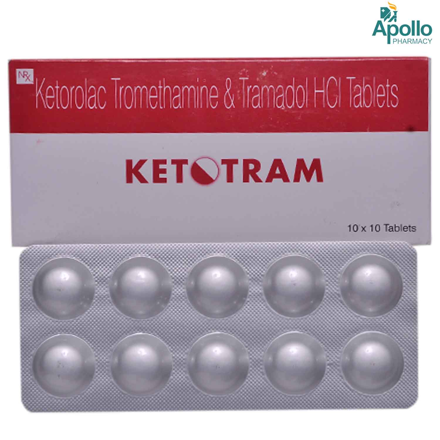 Ketotram Tablet 10's, Pack of 10 TABLETS Ketotram Tablet 10's, Pack of 10 TABLETS