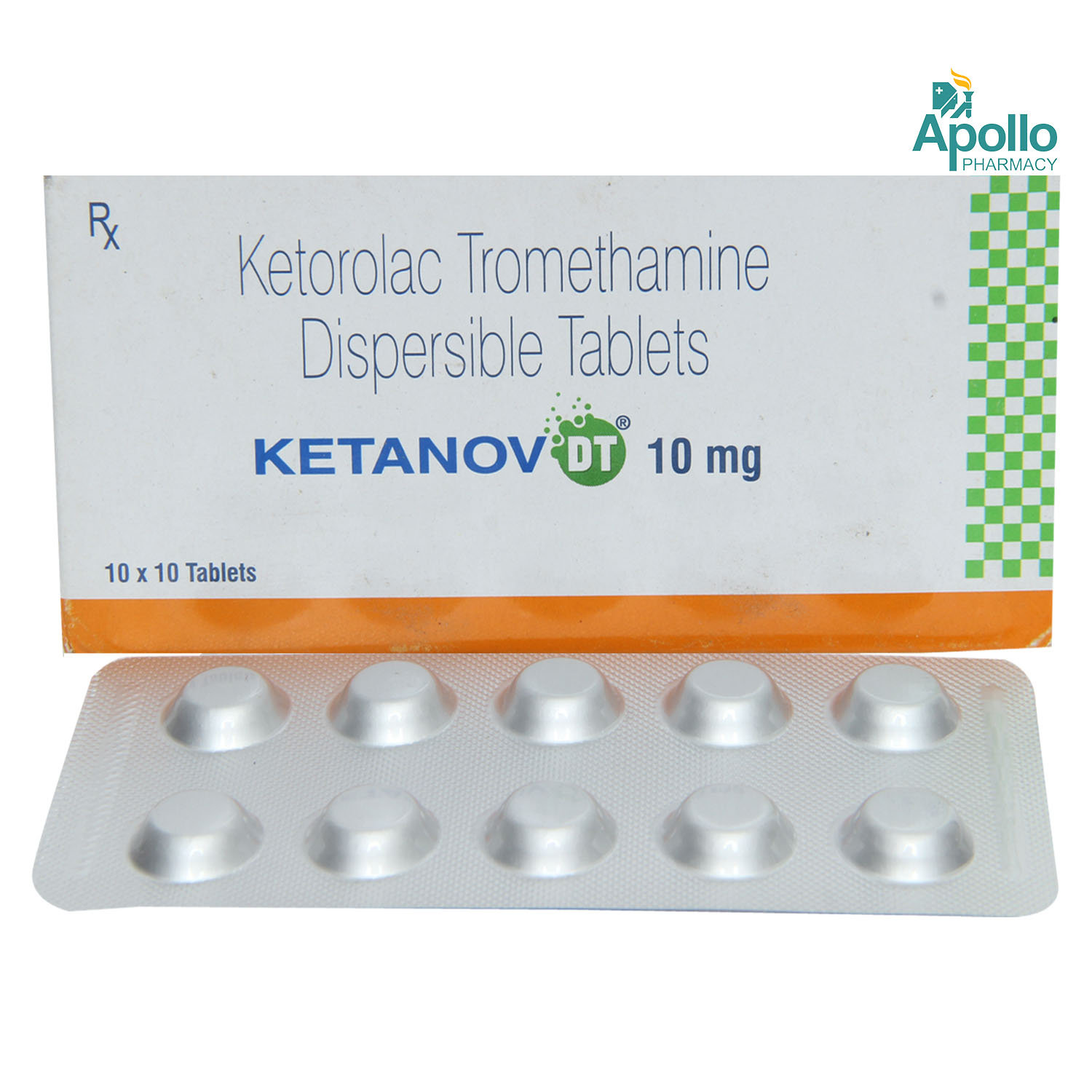 Ketanov DT 10 Tablet 10's, Pack of 10 TABLETS Ketanov DT 10 Tablet 10's, Pack of 10 TABLETS