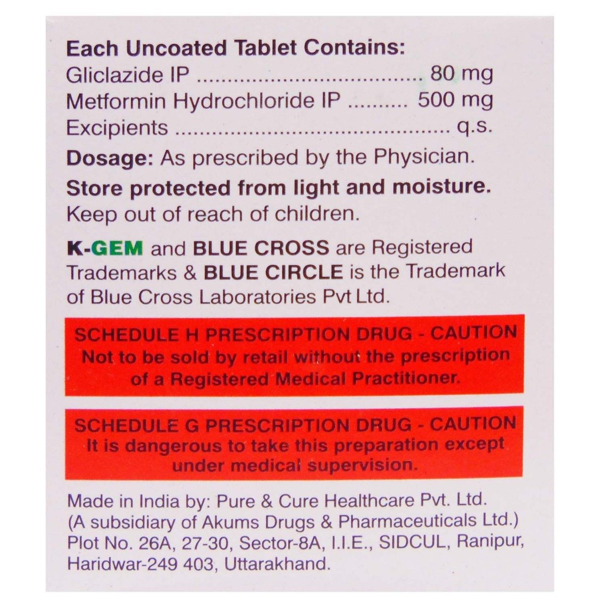 K-Gem Tablet 10's, Pack of 10 TABLETS K-Gem Tablet 10's, Pack of 10 TABLETS