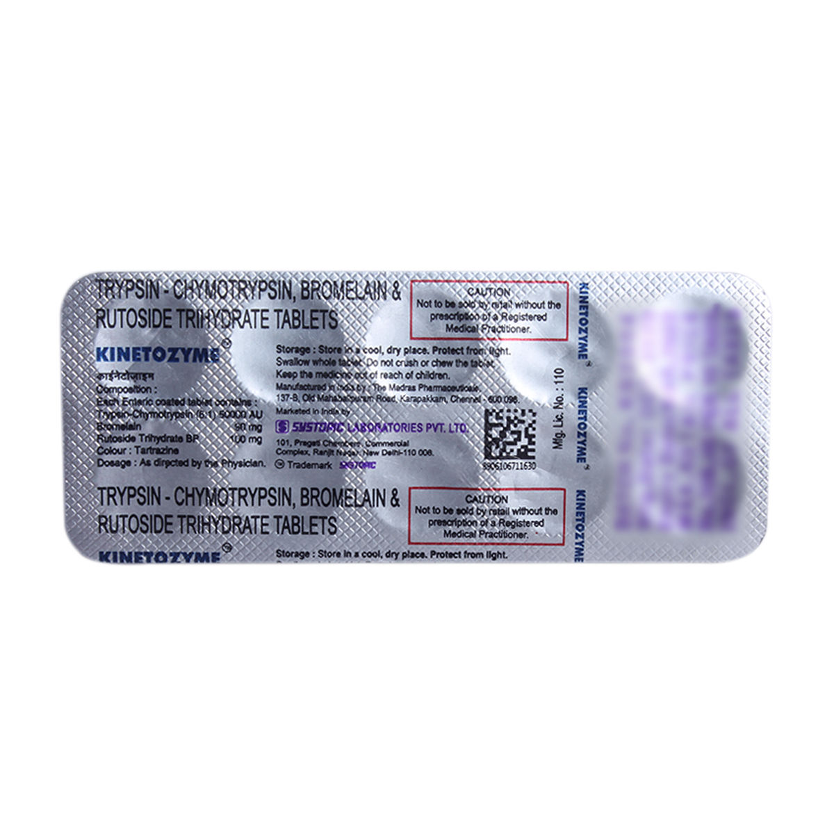 Buy Kinetozyme Tablet 10's Online