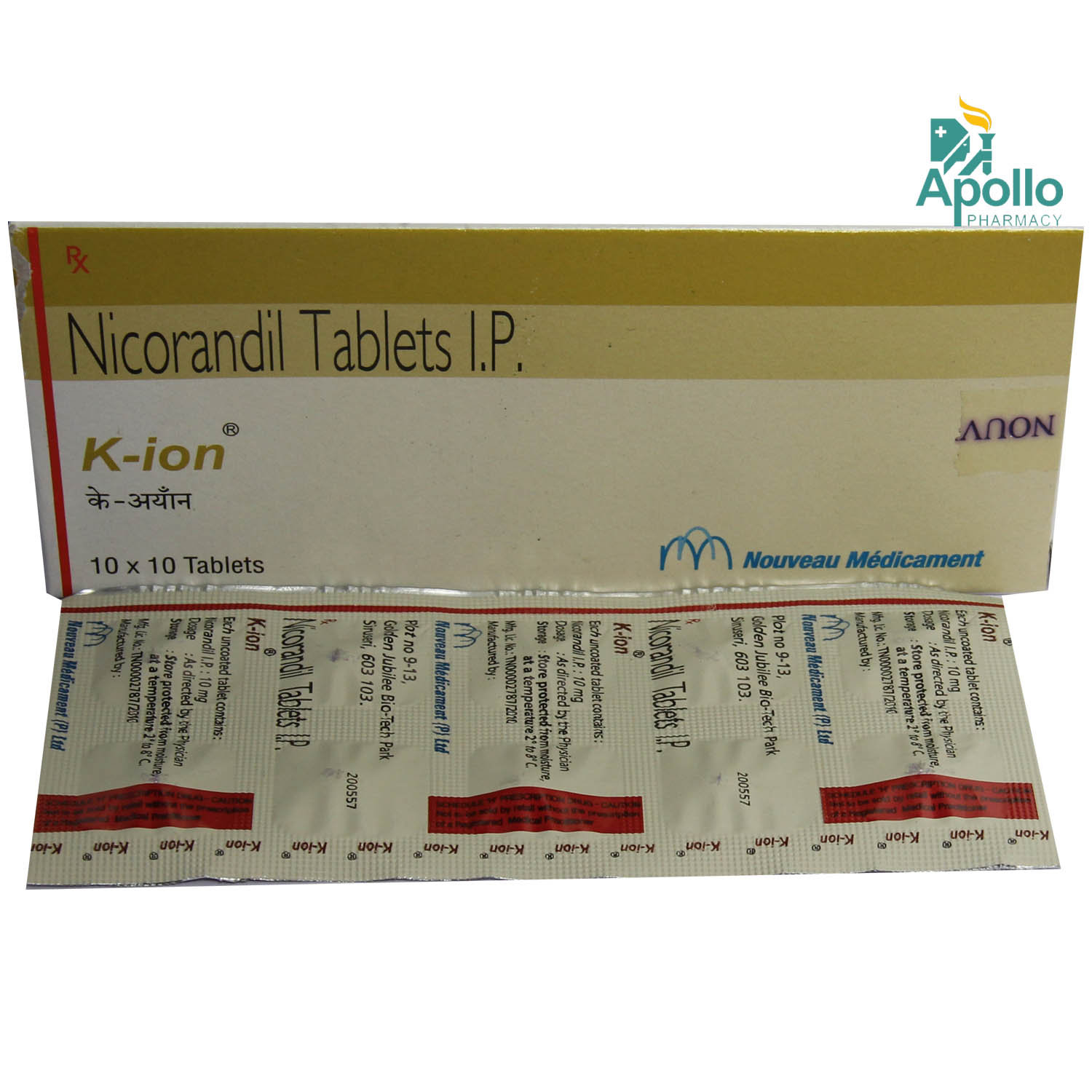 K-Ion Tablet 10's, Pack of 10 TABLETS K-Ion Tablet 10's, Pack of 10 TABLETS