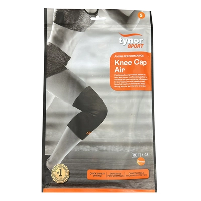 Tynor Knee Cap Air Neo Orange Small, 1 Pair, Pack of 1