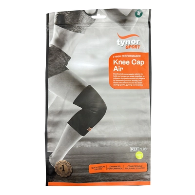 Tynor Knee Cap Air Neo Green Medium, 1 Pair, Pack of 1