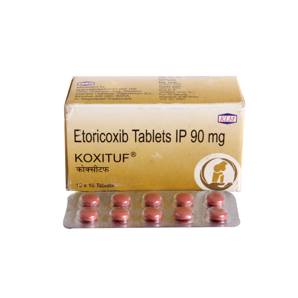 Koxituf 90 Tablet 10's, Pack of 10 TABLETS Koxituf 90 Tablet 10's, Pack of 10 TABLETS