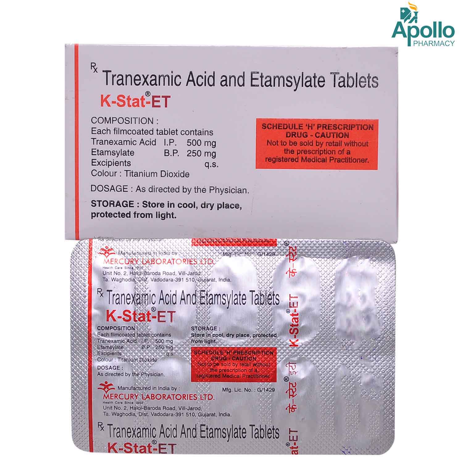 K-Stat ET Tablet 10's, Pack of 10 K-Stat ET Tablet 10's, Pack of 10