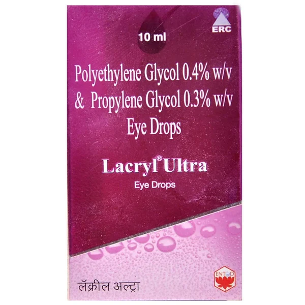 Lacryl Ultra Eye Drops 10 ml, Pack of 1 EYE DROPS