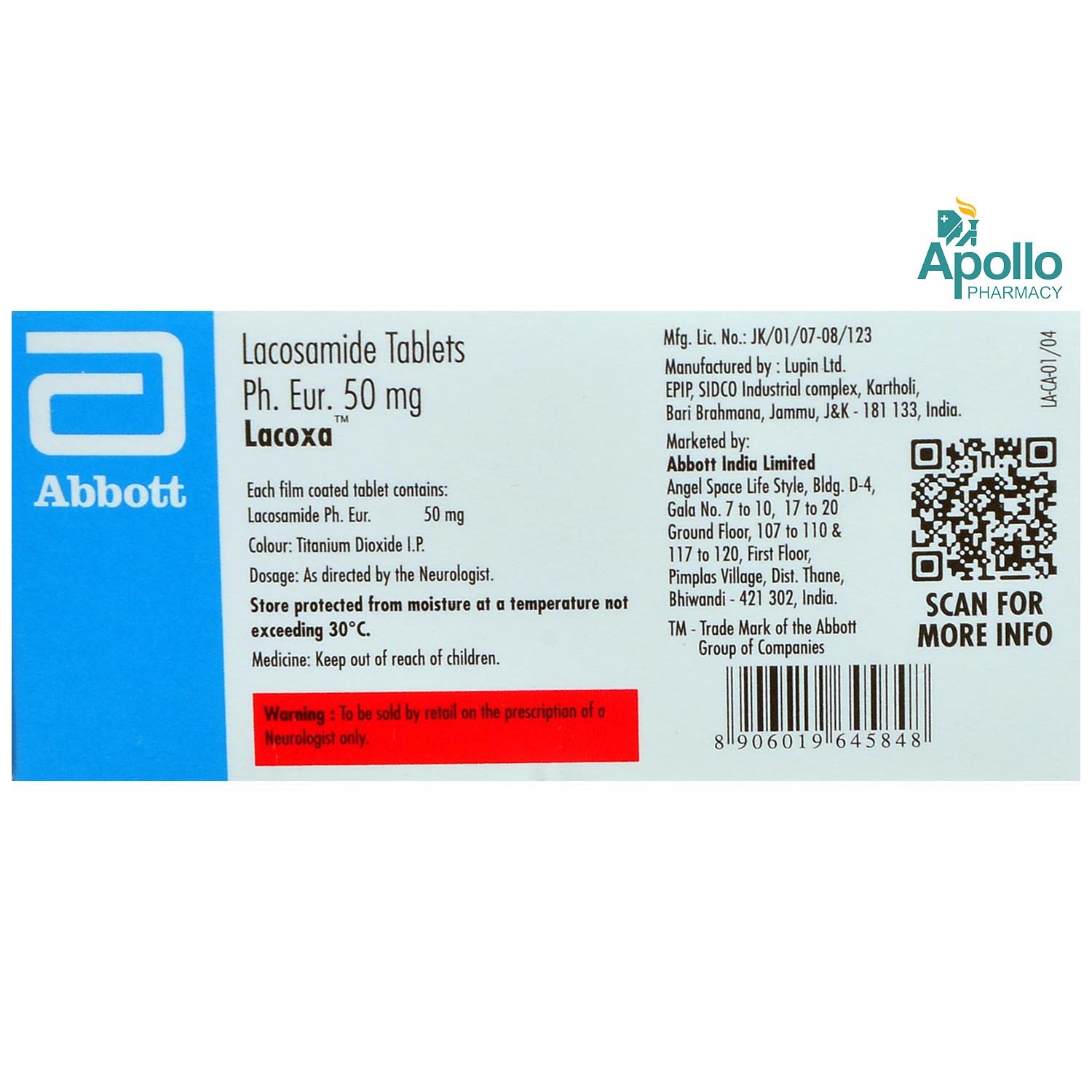 Lacoxa 50 mg Tablet 10's, Pack of 10 TABLETS Lacoxa 50 mg Tablet 10's, Pack of 10 TABLETS