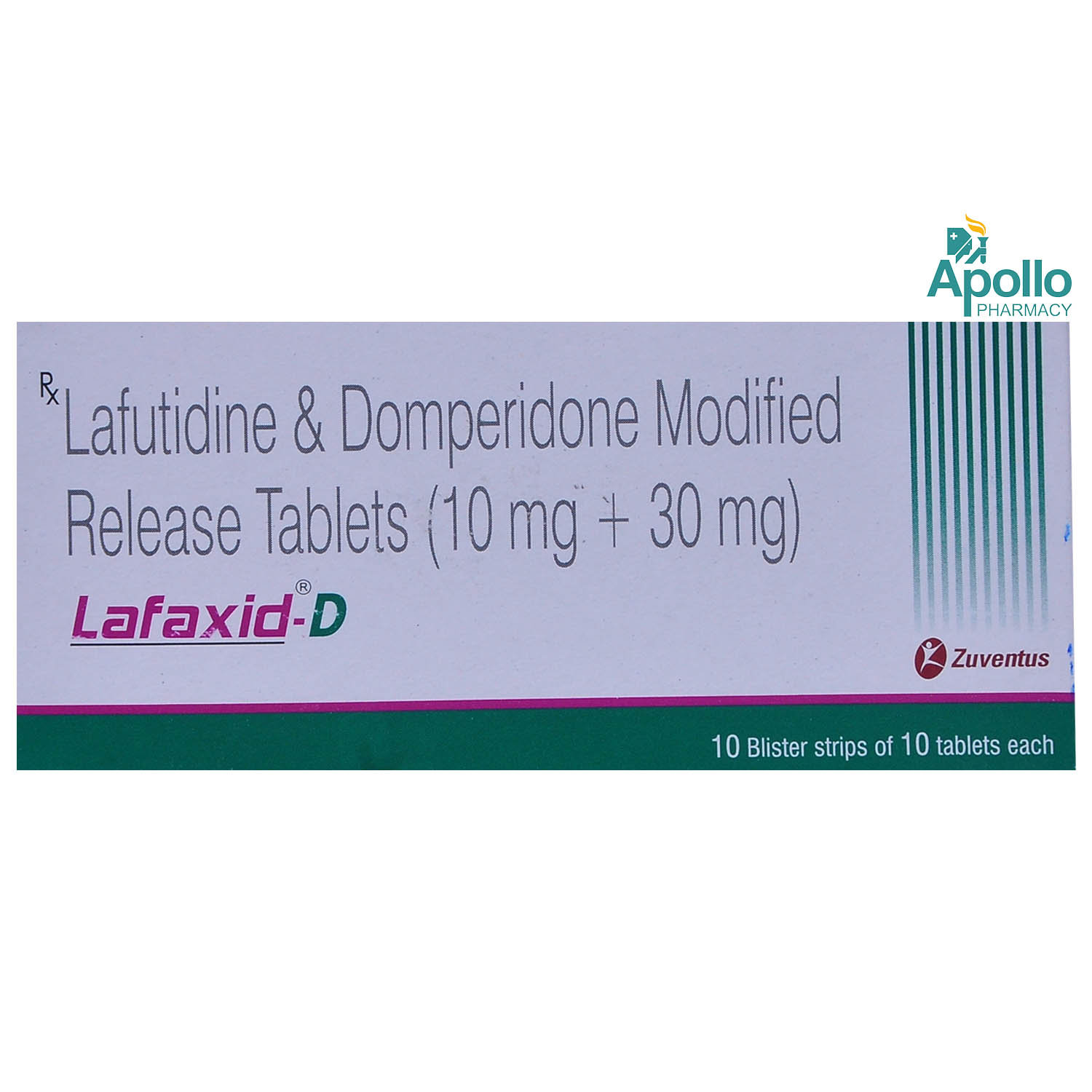 Lafaxid-D Tablet 10's, Pack of 10 TABLETS Lafaxid-D Tablet 10's, Pack of 10 TABLETS