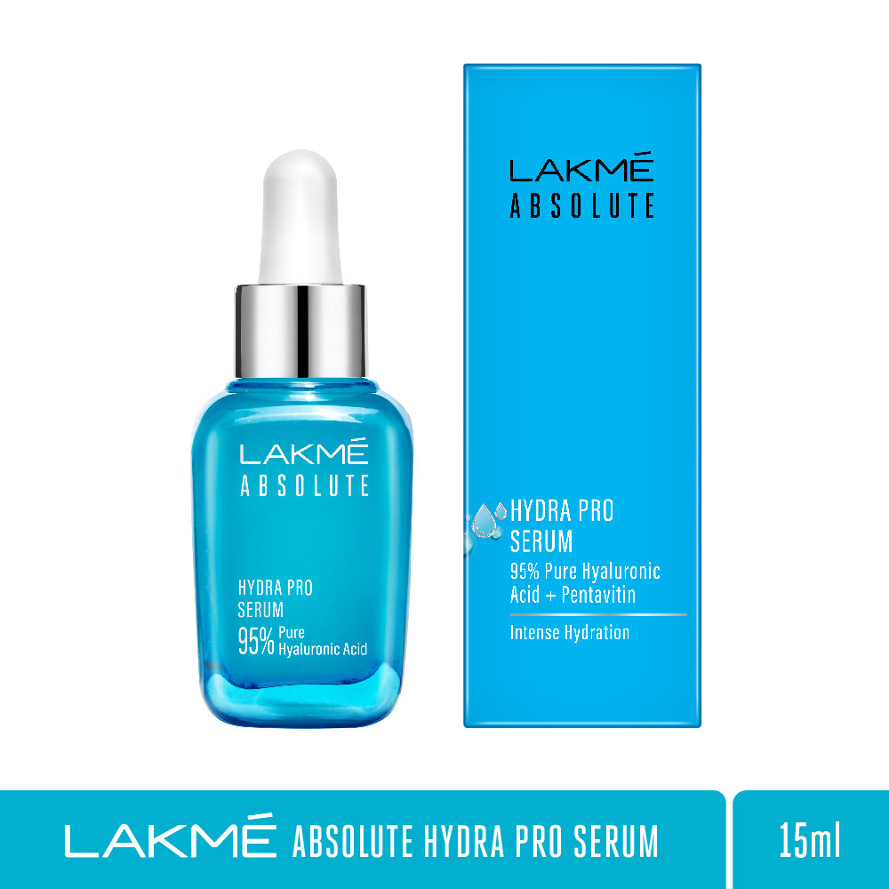 Lakme Absolute Hydra Pro Serum 15 ml | 95% Pure Hyaluronic Acid & Pentavitin | Intense Hydration | For Hydrated Fresh Skin | Lightweight & Fast Absorbing Formula, Pack of 1 Lakme Absolute Hydra Pro Serum 15 ml | 95% Pure Hyaluronic Acid & Pentavitin | Intense Hydration | For Hydrated Fresh Skin | Lightweight & Fast Absorbing Formula, Pack of 1