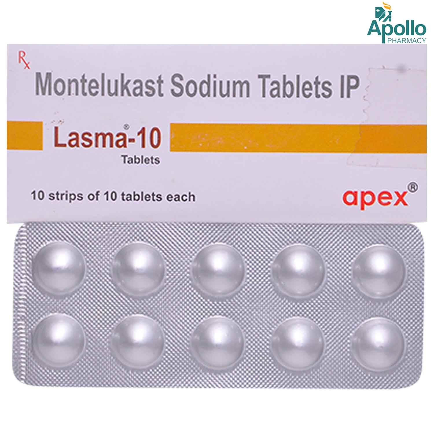 Buy Lasma-10 Tablet 10's Online