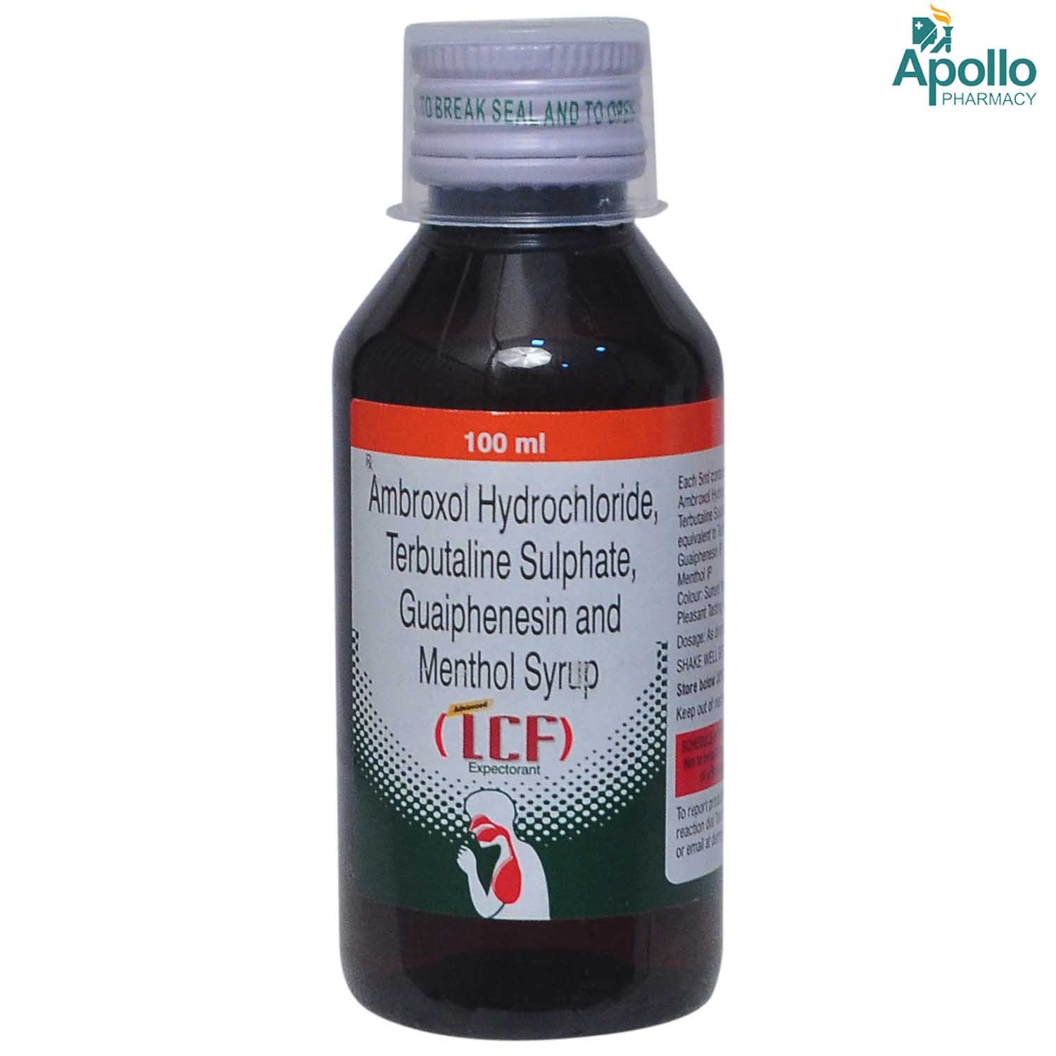 LCF Expectorant 100 ml, Pack of 1 INJECTION LCF Expectorant 100 ml, Pack of 1 INJECTION