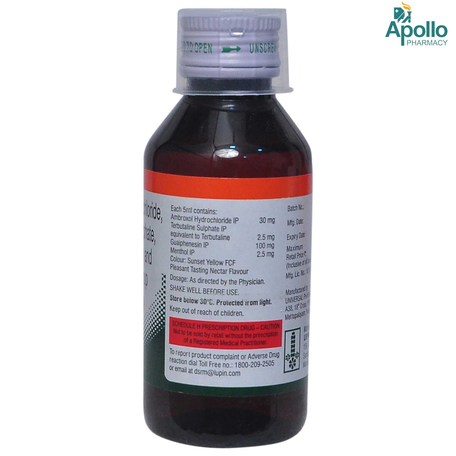 LCF Expectorant 100 ml, Pack of 1 INJECTION LCF Expectorant 100 ml, Pack of 1 INJECTION