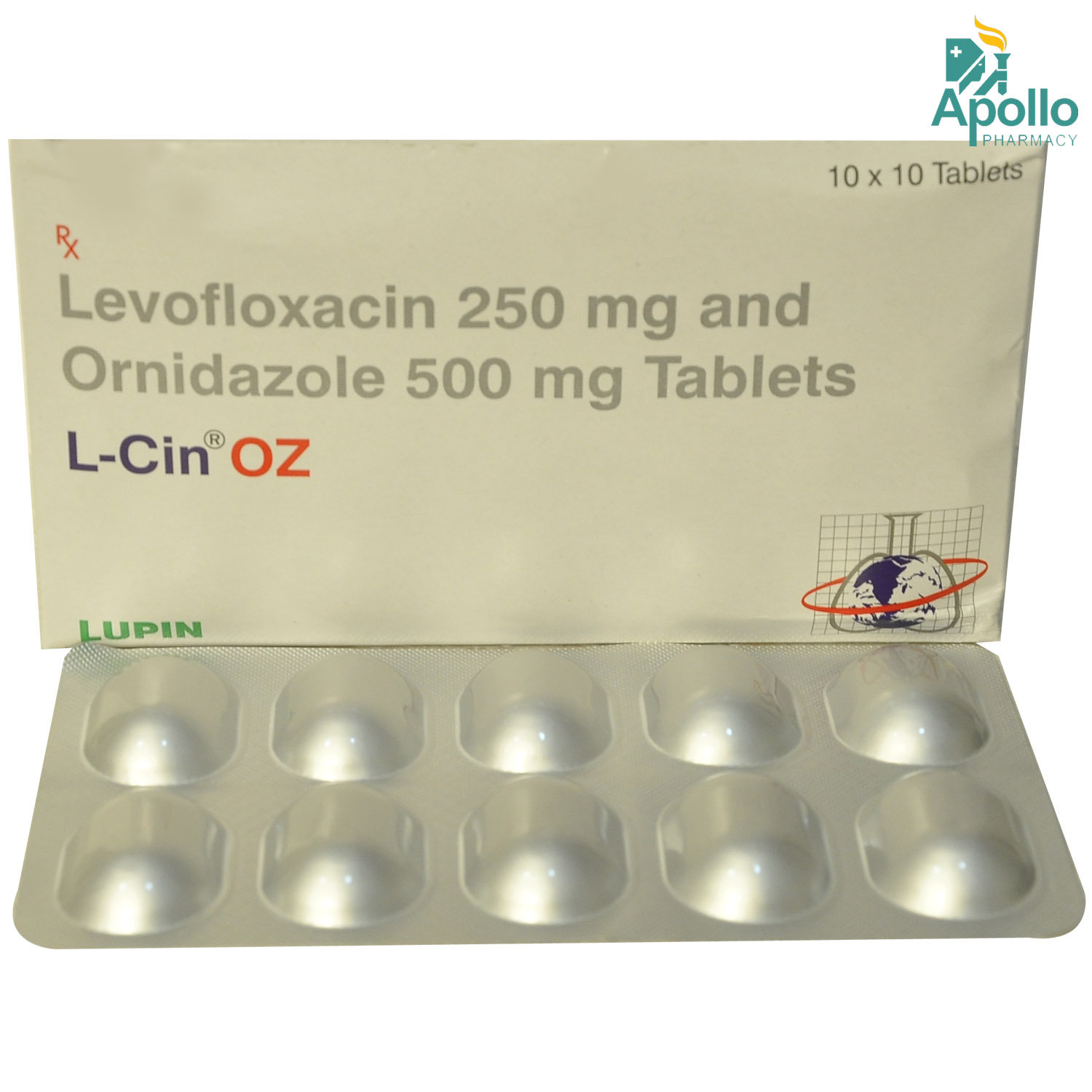 L-Cin OZ Tablet 10's, Pack of 10 TABLETS L-Cin OZ Tablet 10's, Pack of 10 TABLETS