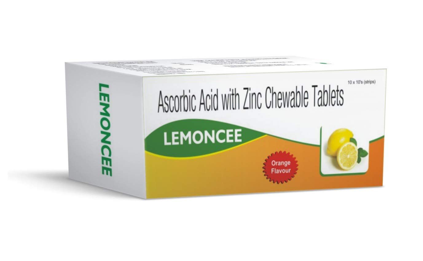 Buy Lemoncee Orange Chewable Tablet 10's Online