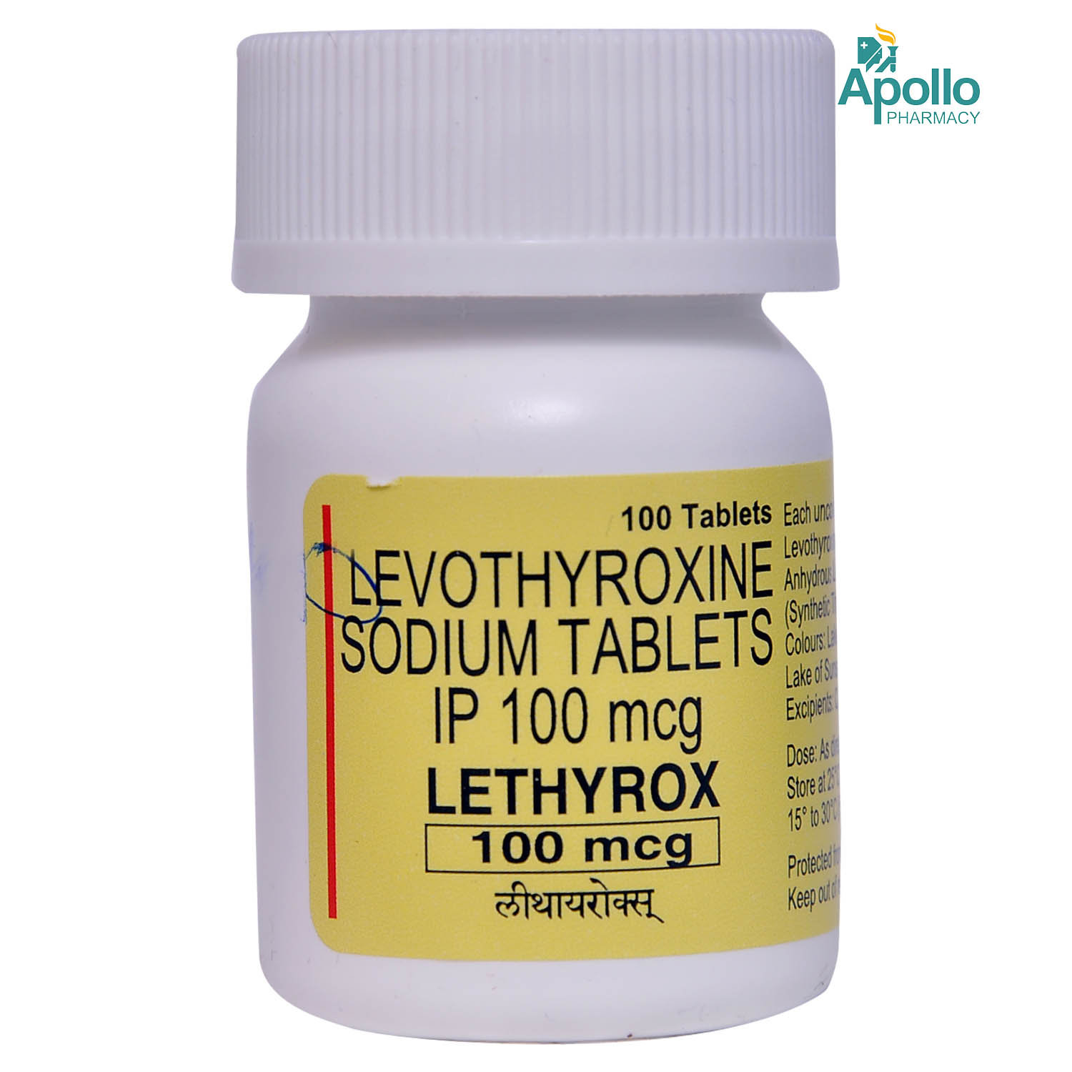 Lethyrox 100 mcg Tablet 100's, Pack of 1 Tablet Lethyrox 100 mcg Tablet 100's, Pack of 1 Tablet