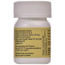 Lethyrox 125 mcg Tablet 50's, Pack of 1 Tablet Lethyrox 125 mcg Tablet 50's, Pack of 1 Tablet