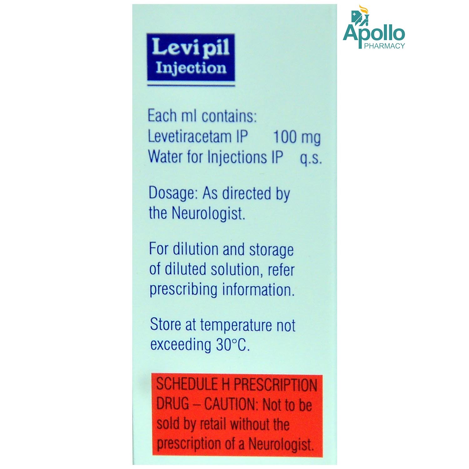 Levipil Injection 5 ml, Pack of 1 Injection Levipil Injection 5 ml, Pack of 1 Injection