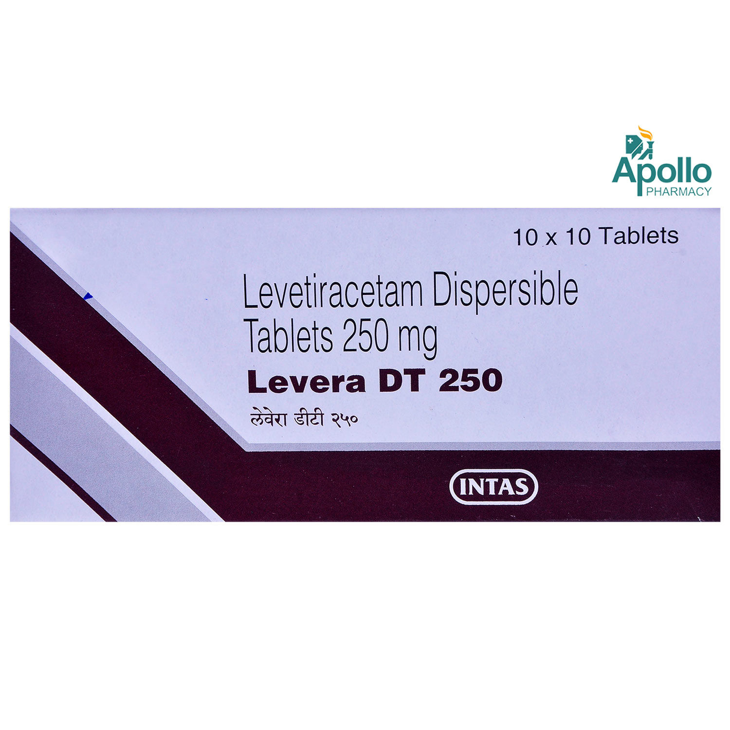 Buy LEVERA DT 250MG TABLET 10'S  Online