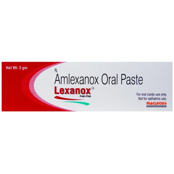 Lexanox Oral Paste 5 gm, Pack of 1 PASTE