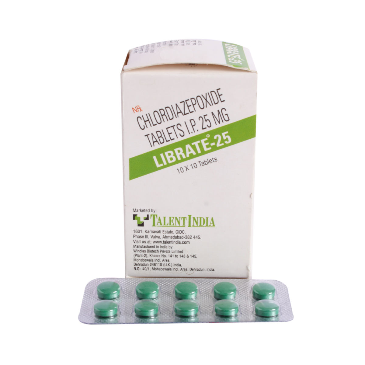 Buy Librate-25mg Tablet 10's Online