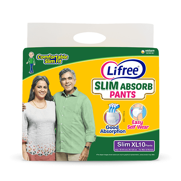 Lifree Slim Absorb Adult Diaper Pants XL, 10 Count, Pack of 1 Lifree Slim Absorb Adult Diaper Pants XL, 10 Count, Pack of 1
