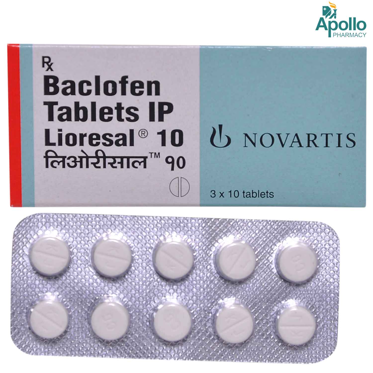 Buy Lioresal 10 Tablet 10's Online