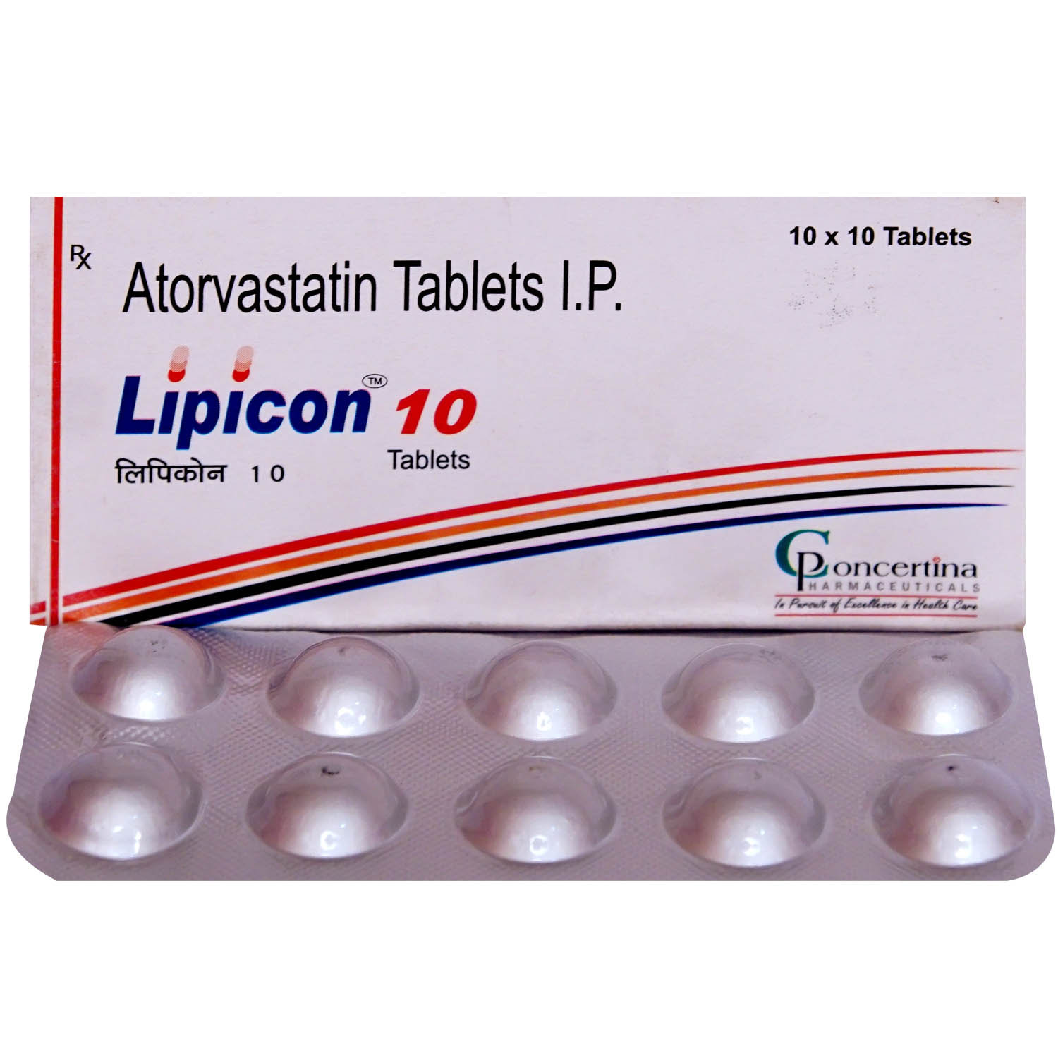 Lipicon 10 Tablet 10's, Pack of 10 TABLETS Lipicon 10 Tablet 10's, Pack of 10 TABLETS