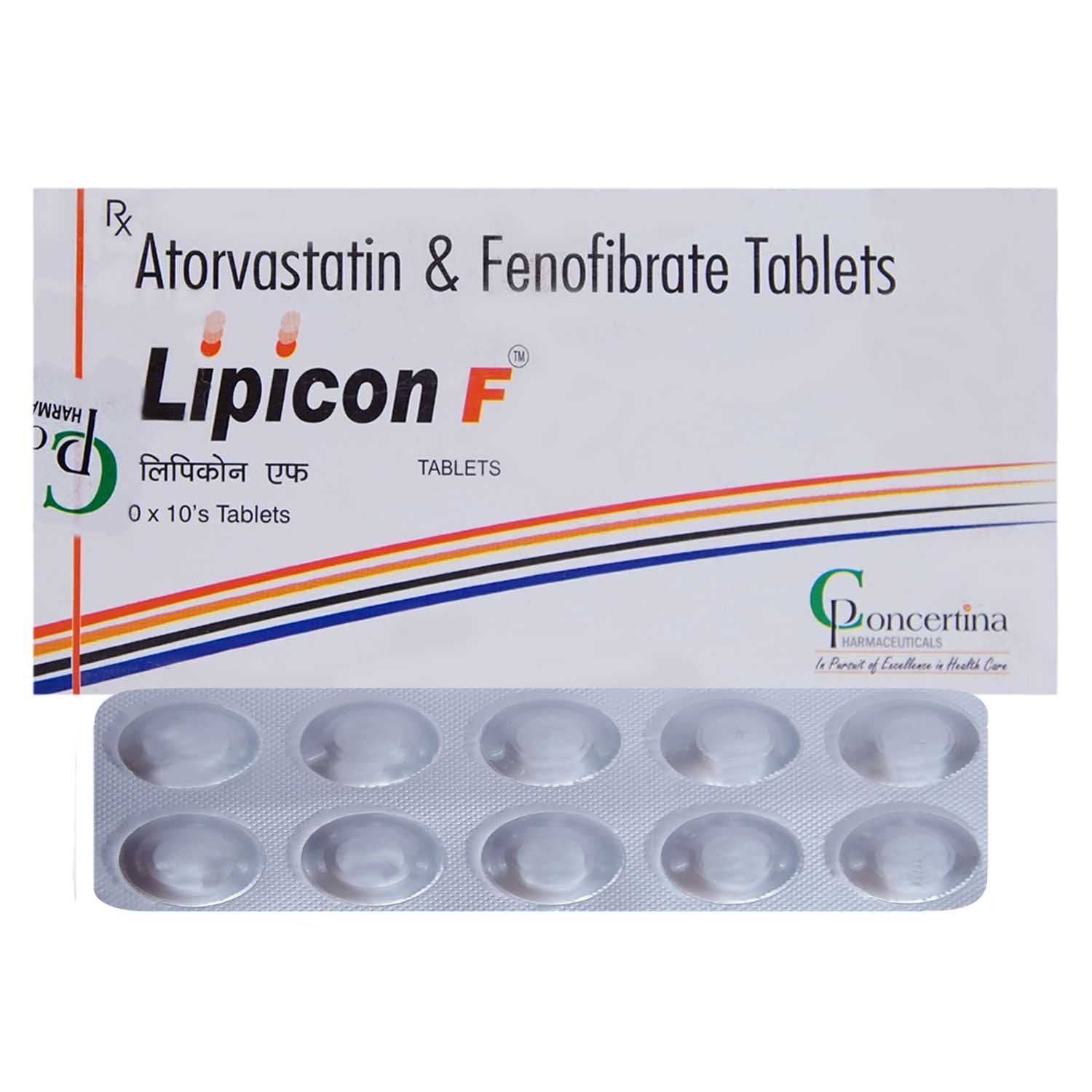 Lipicon-F Tablet 10's, Pack of 10 TabletS Lipicon-F Tablet 10's, Pack of 10 TabletS