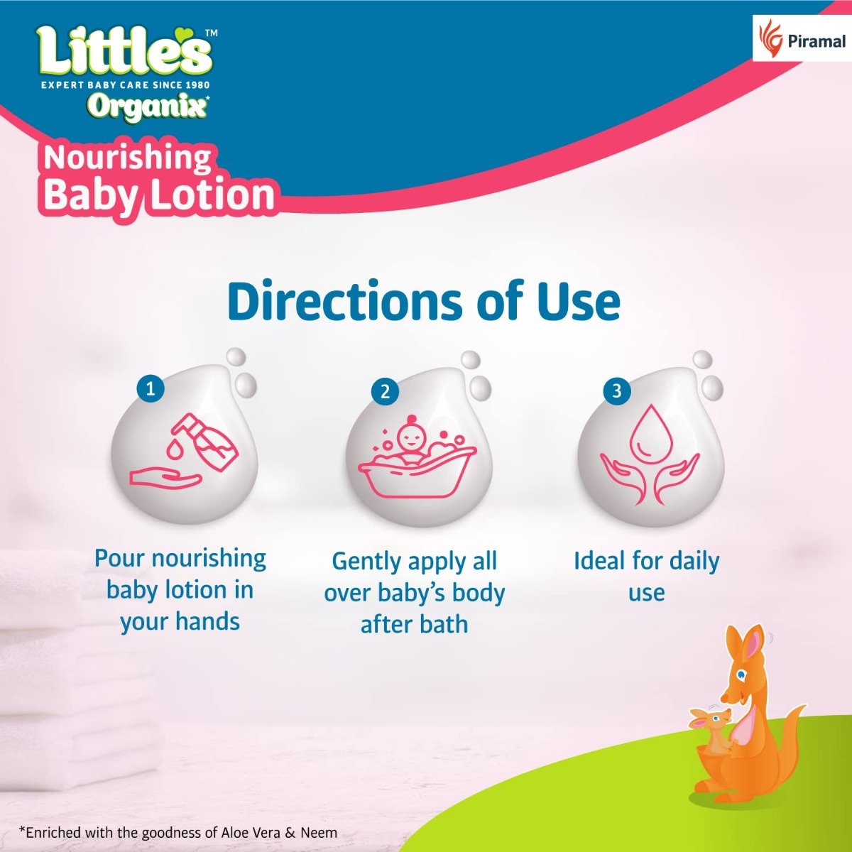 Little's Organix Nourishing Baby Lotion, 400 ml, Pack of 1 Little's Organix Nourishing Baby Lotion, 400 ml, Pack of 1