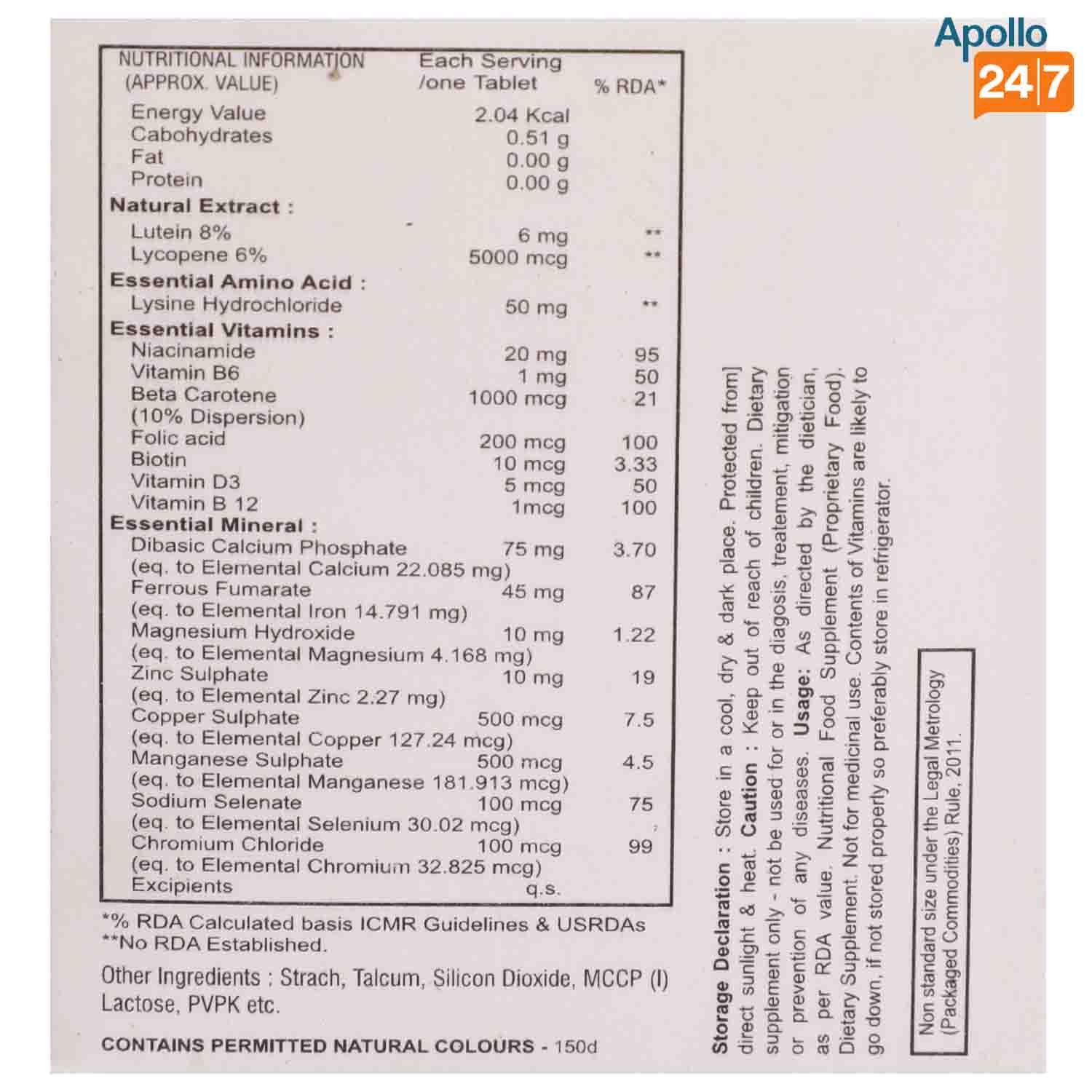 Lm Vit Capsule 10's, Pack of 10 CapsuleS Lm Vit Capsule 10's, Pack of 10 CapsuleS