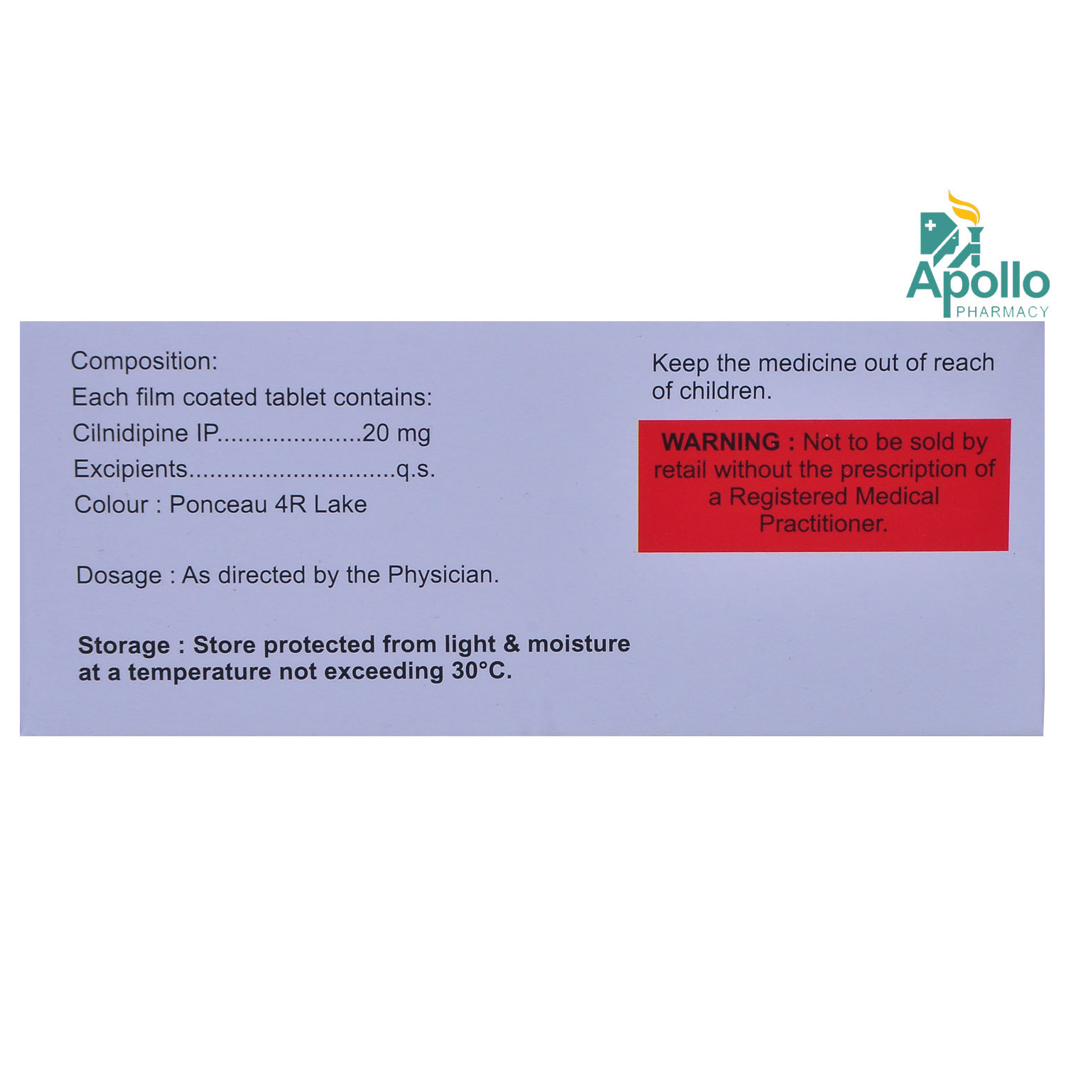 LN Bloc 20 Tablet 10's, Pack of 10 TABLETS LN Bloc 20 Tablet 10's, Pack of 10 TABLETS