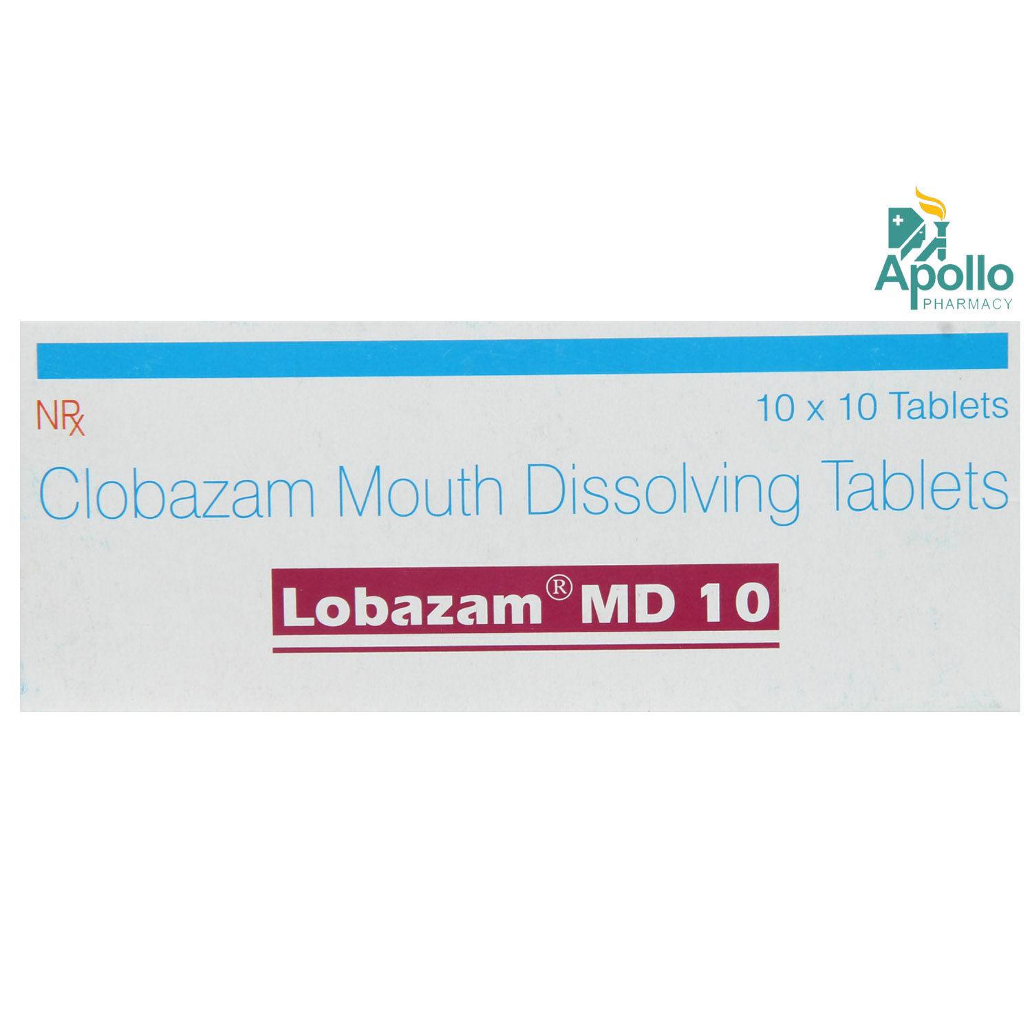 Buy Lobazam MD 10 Tablet 10's Online