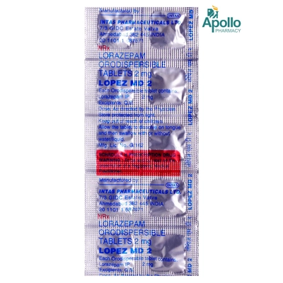 Lopez MD 2 Tablet 10's, Pack of 10 TABLETS