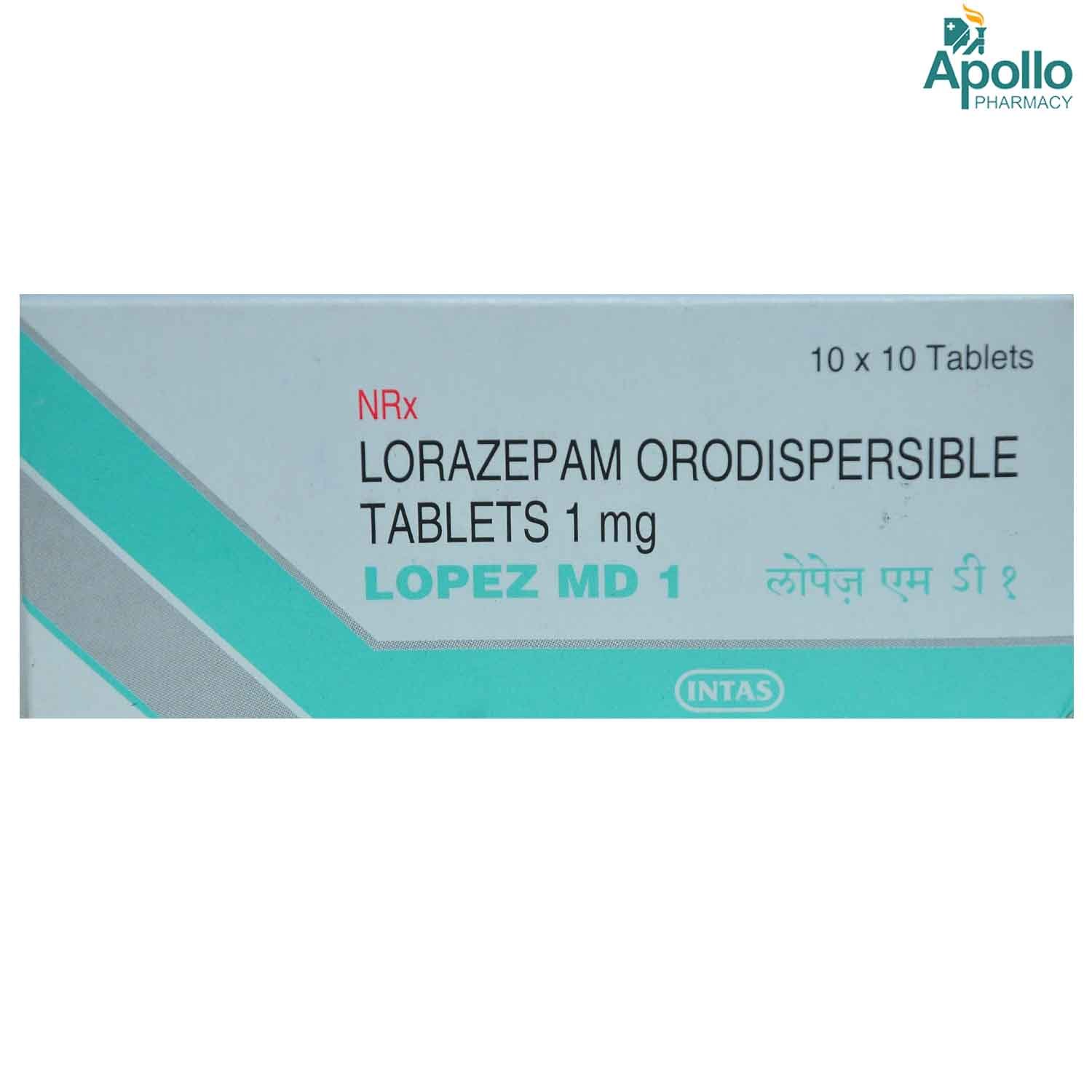 Lopez MD 1 Tablet 10's, Pack of 10 TABLETS Lopez MD 1 Tablet 10's, Pack of 10 TABLETS