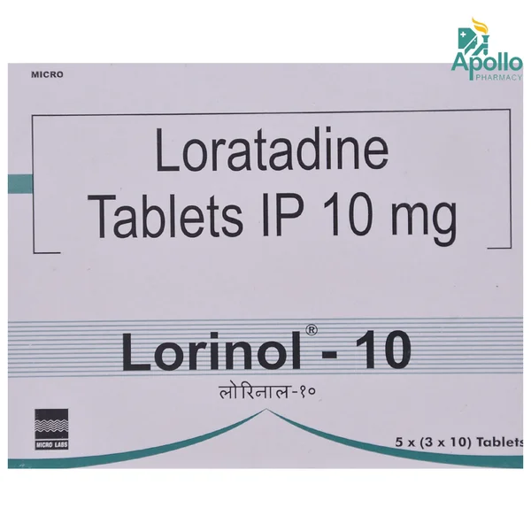 Lorinol-10 Tablet 10's, Pack of 10 TABLETS