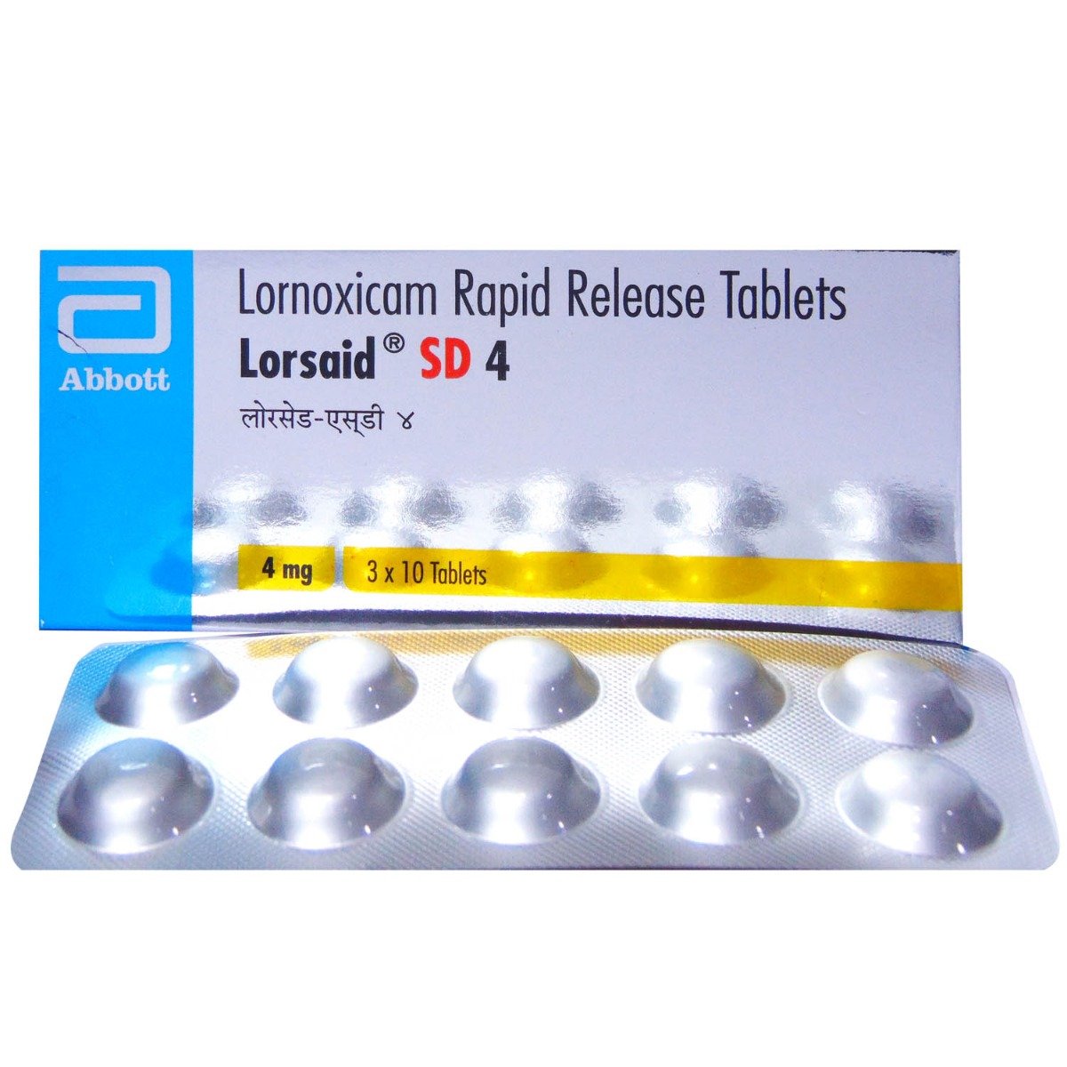 Lorsaid SD 4 Tablet 10's, Pack of 10 TABLETS Lorsaid SD 4 Tablet 10's, Pack of 10 TABLETS