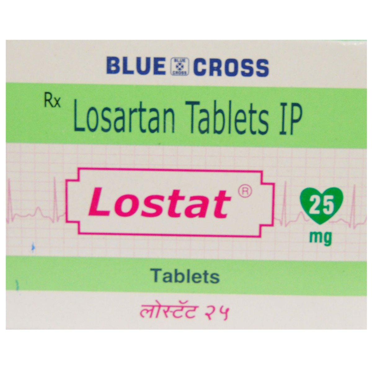 LOSTAT 25MG TABLET, Pack of 10 TABLETS LOSTAT 25MG TABLET, Pack of 10 TABLETS