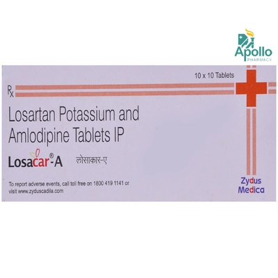 Losacar A Tablet 10's, Pack of 10 TABLETS