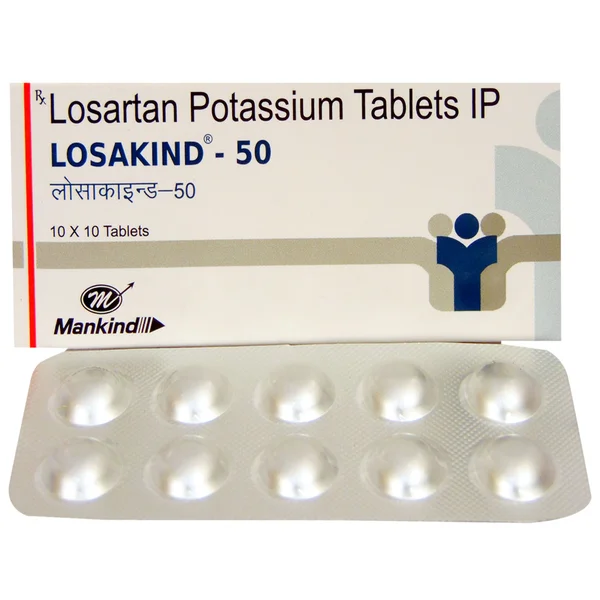 Losakind 50 Tablet 10's, Pack of 10 TabletS