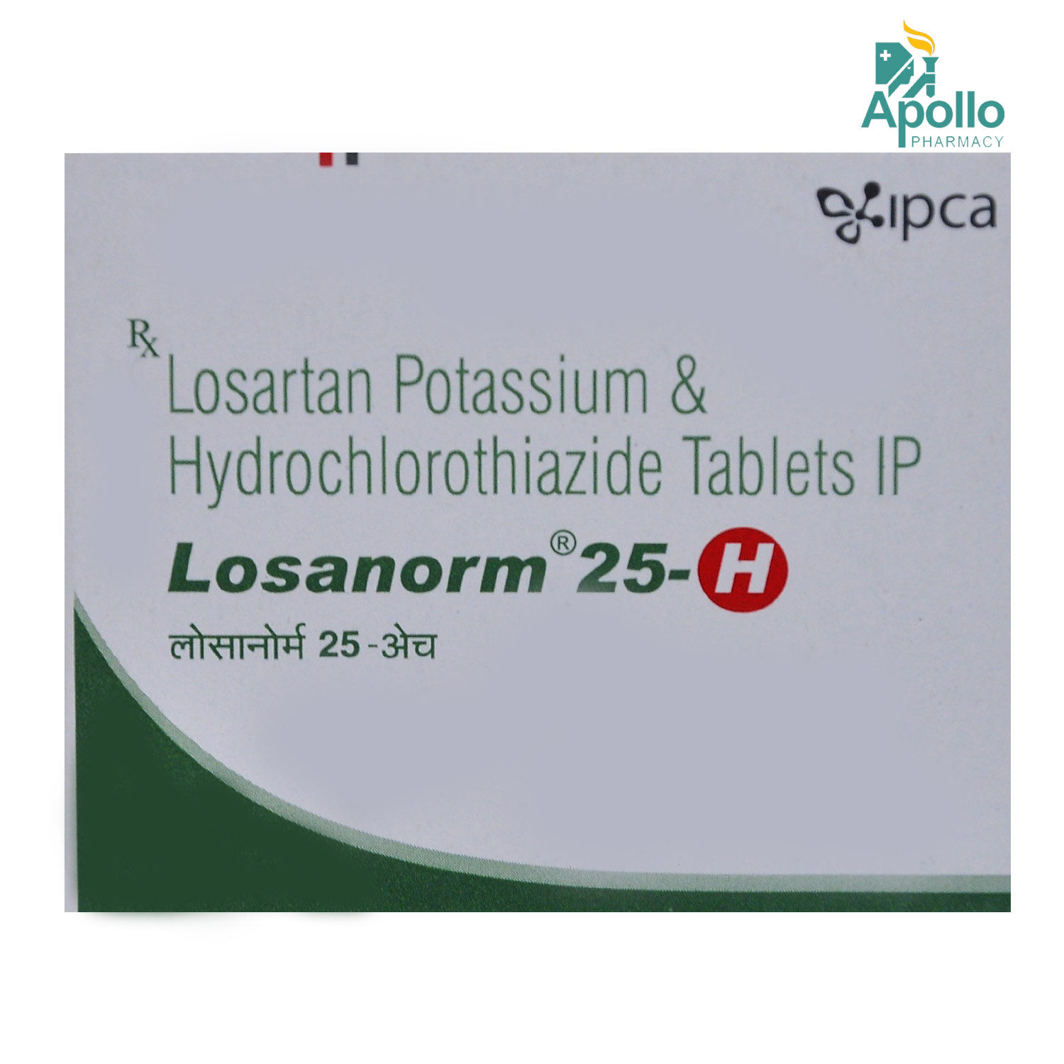 Buy Losanorm 25-H Tablet 10's Online